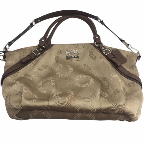 Coach Tan and Brown Women's Bag - Picture 1 of 12